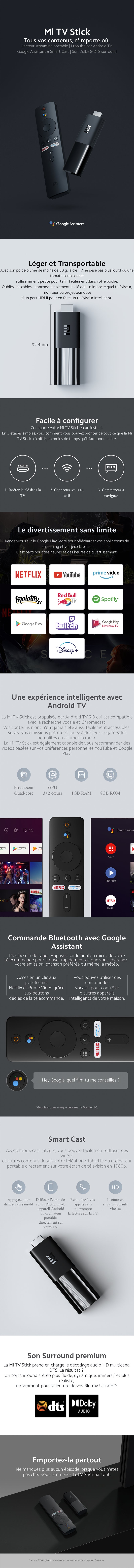 Mi TV Stick EU-Transforme sua TV comum em uma Smart TV- Eletrônicos